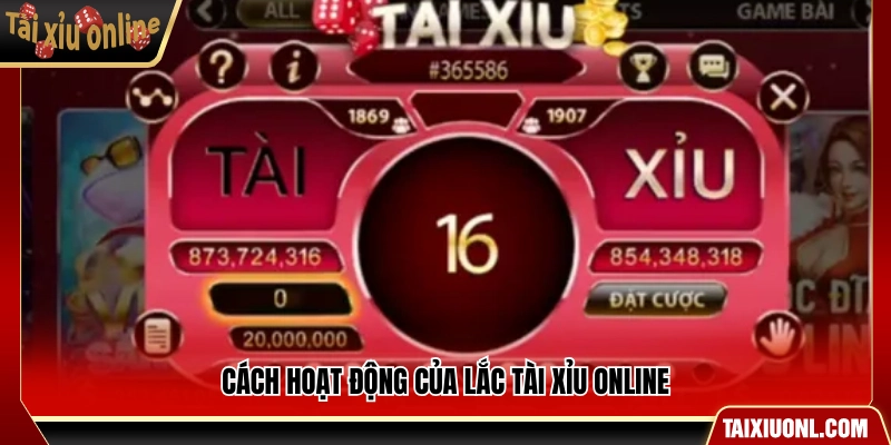 Nguyên lý vận hành của lắc tài xỉu online